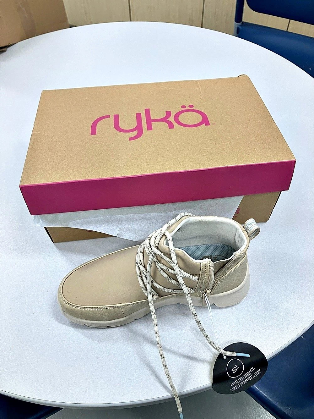 Ryka Charisma Athletic Boots Beige US 6W NWT
